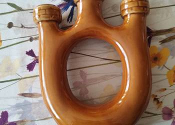 PRL świecznik Bochnia etykieta Baszta