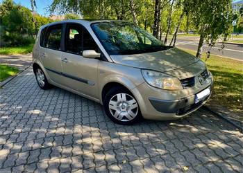 Ładny.Renault.Scenic.II.2005r.1.5.Diesel.Hak.Panorama.Bogata.Opcja
