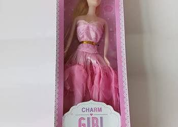 Lalka CHARM GIRL w różowej sukience – zabawka dla dziewczynki 3+