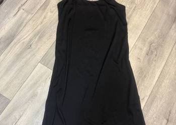 (40/L) Zara/ Czarna, długa halka pod sukienkę z Madrytu