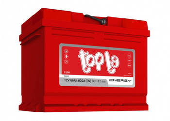 Akumulator rozruchowy 12V 66Ah TOPLA ENERGY