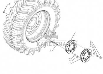 New Holland T6090 T6070 Obciąźnik koła 48058287