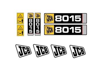 Naklejki naklejka JCB 8014, 8015, 8016, 8017, 8018 Zamiennik