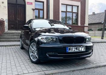 OKAZAJ! GRATIS! BMW seria 1 e87. Zadbana, czarna perła, wyposazona