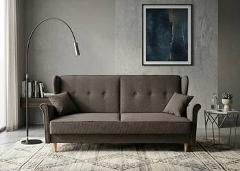 Wersalka Uszak Szara, Funkcja Spania, Dostawa 0zł!