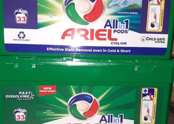 Ariel Kapsy Kapsułki Do Prania 33 Sztuki Uniwersalne i Do Koloru