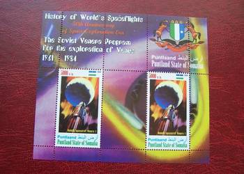 Somalia 2010 MNH Kosmos Venera I Misja na Wenus