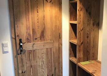 Solidne drzwi ze starego drewna - Alldeco