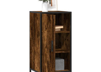 Szafka przydymiony dąb 355x35x76 cm materiał drewnopochodny WM-848941