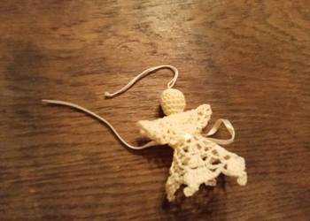 Aniołek recznie robiony Bose Narodzenie. Vintage