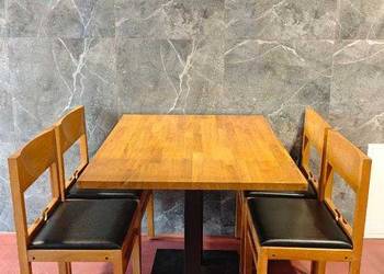 Stoły gastronomiczne dębowe loft industrialne 120x80 i 80x80 10 szt