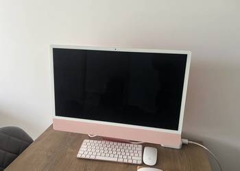 Imac24 pink m1 4k stan super pełny zestaw