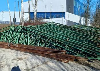 Kratownice  dachowe dwuspadowe ze słupami