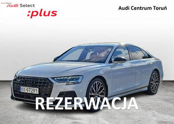 Audi A8 Sline_Webasto_SkrętnaOś_HAK_Wentylacja_Masaż_HeadUp_Panorama_Docią…