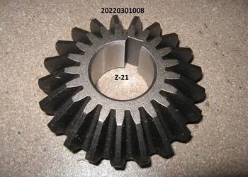 Koło zębate stożkowe Z-21, fi 30 wpust 8mm do Rozsiewacza
