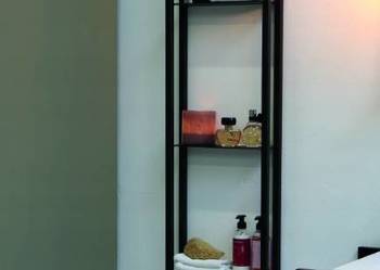 półka wisząca łazienkowa loft malowana proszkowo