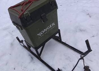 sanki wędkarskie i wyposażenie na lód