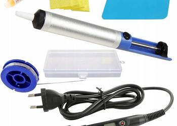 Lutownica Precyzyjna 80W z Wyświetlaczem – do Elektroniki | Zestaw Akcesor…