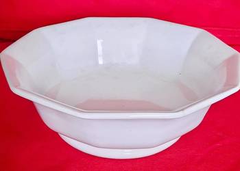 Włocławek - Stara Duża Porcelanowa Misa - Salatera