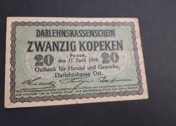 banknot niemiecki dla okupowanych terenów wschodnich