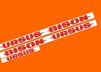 Naklejki Ursus Bison super mocne pcv