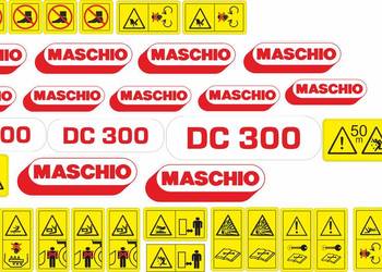 Naklejki Maschio dc 300 i inne modele super mocne zamienniki
