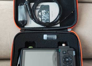 Kamera inspekcyjna, endoskop 5" głowica 5,5mm 2xkamera IP67 Etui,64GB