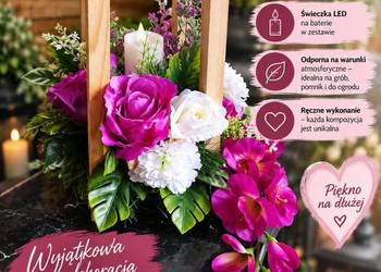 Lampiony z świecą led