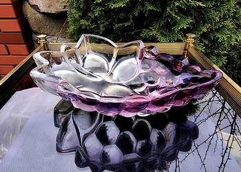 Patera grube solidne szkło barwione w masie