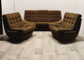 Atlantis Jitona design vintage lata 70-te Czechosłowacja sofa kanapa