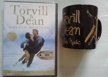 Torvill & Dean - GOLDEN MOMENTS (2006) dvd video / kubek