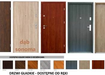 Drzwi zewnętrzne wejściowe do mieszkania w bloku