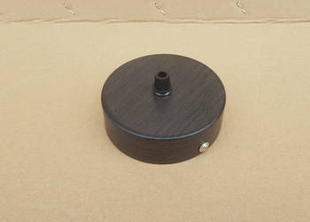 Puszka do lamp rozeta podsufitka maskownica 100mm BRĄZ