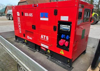 Agregat prądotwórczy BECKER BDG-60S, 50 kW / 62.5 kVA - ATS - NOWY 2026 - …