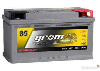 Akumulator GROM Premium 85Ah 800A EN DTR niski