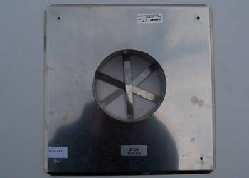 Przykrycie szachtu szachtu z kołnierzem (stal połysk), Ø80/Ø125