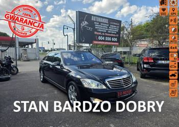 Mercedes S 320 3.0 CDI 235 KM, Long, 4-Matic, Pneumatyka, Dociągi, Tempoma…