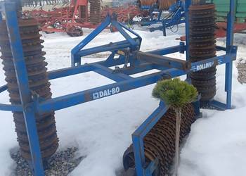 Wały dalbo 3.7 m zawoeszane posiewne sprowadzone