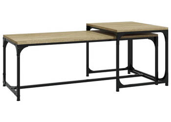 Stoliki kawowe 2 szt. dąb sonoma materiał drewnopochodny WM-823338