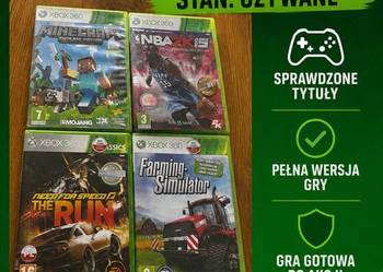sprzedam 4 gry używane na Xboxa