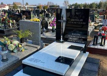 Granitowe Nagrobki / Pomniki / Produkcja / Montaż