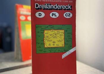 Euro-regionalkarte Dreiländereck | mapa