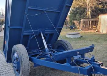 Przyczepa jednoosiowa wywrotka i hamowana 3.5tony