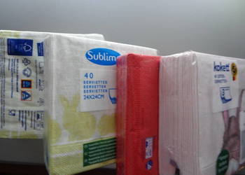 serwetki papierowe 4 opakowania