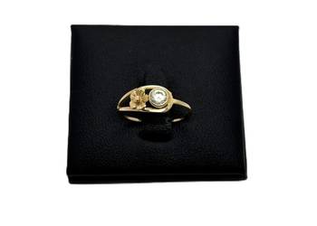 Złoty Pierścionek pr. 585 1,16g R11