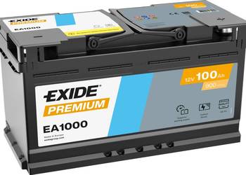 Akumulator 100Ah 900A PRAWY PLUS Exide Premium  EA1000