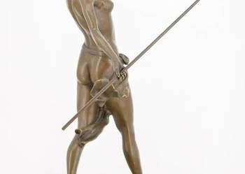 Diana z Włócznią - Bogini Łowów - Mitologia - Figura Rzeźba z Brązu Ozdoba