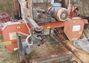 Trak tasmowy do drewna, mało używany.