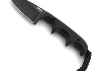 Nóż CRKT Minimalist Black Drop Point 2384K
