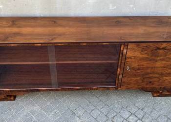Komoda/Szafka RTV Orzech 175 Art Deco Antyk Unikat Po Renowacji